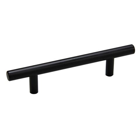 lowe's black cabinet drawer pulls